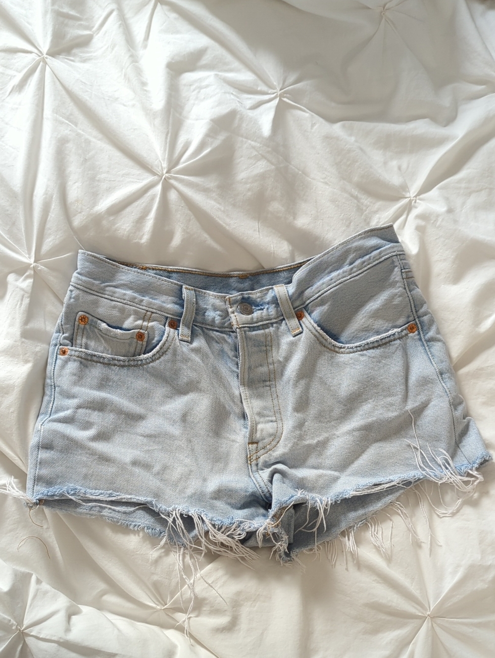 Levi's 501 Blue Denim Shorts